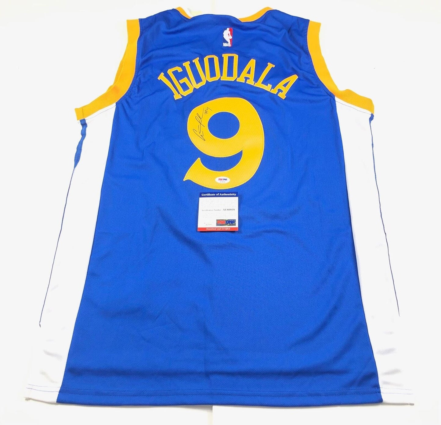 Andre Iguodala signed jersey PSA/DNA Golden State Warriors Autographed