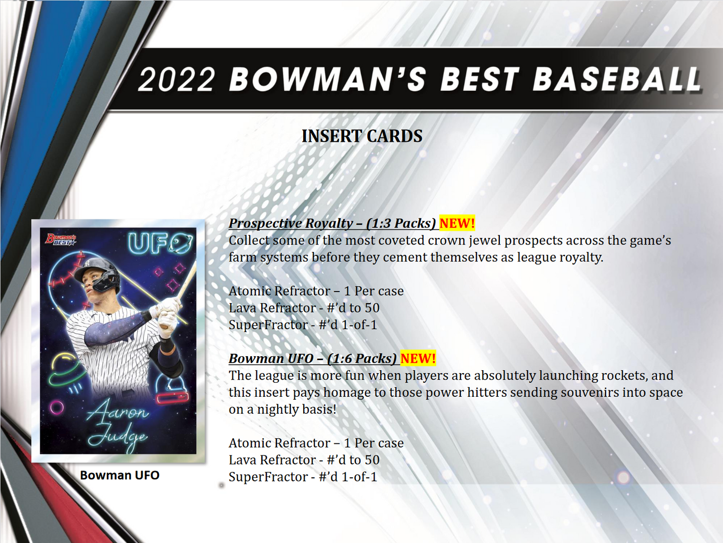 2022 Bowman's Best Baseball Hobby 8 Box Case