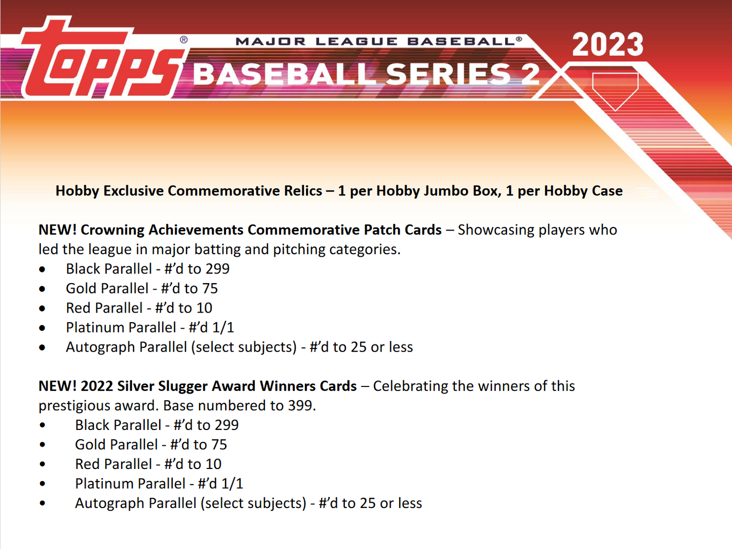 2023 Topps Series 2 Baseball Jumbo 6 Box Case