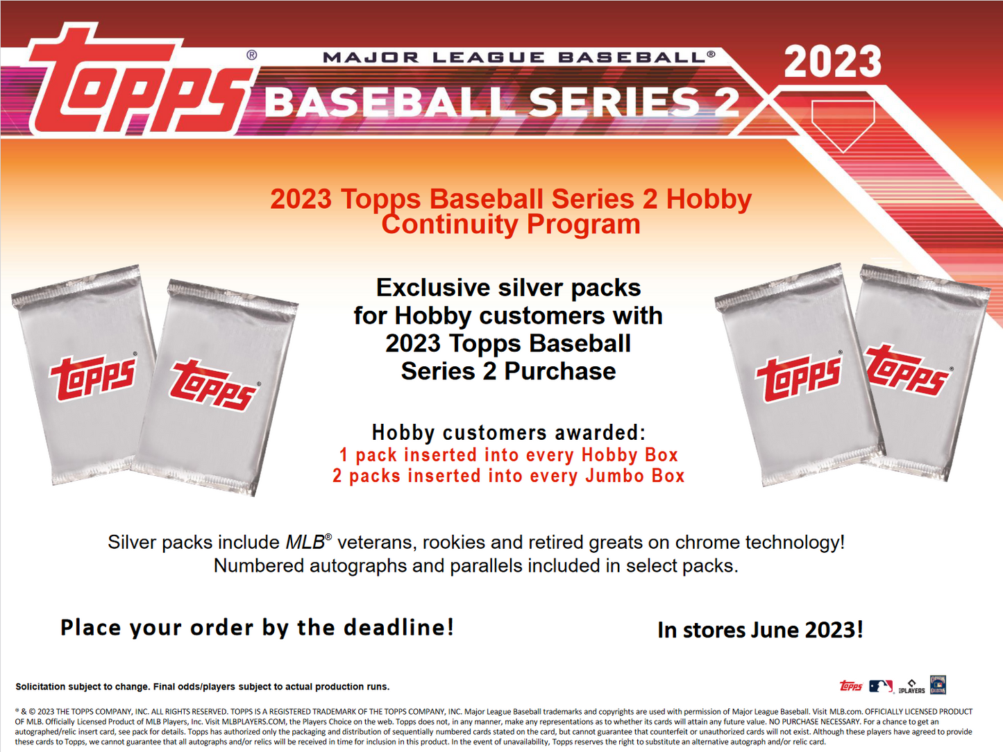 2023 Topps Series 2 Baseball Hobby 12 Box Case